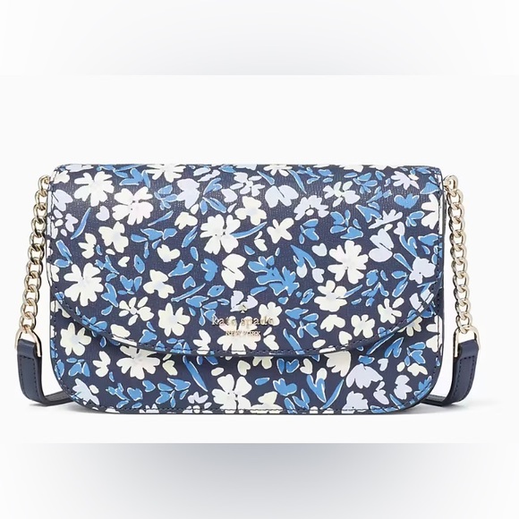 <kate spade> Kristi Floral Flap Crossbody - Picture 1 of 3